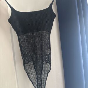 Forever 21 Black Mesh Top